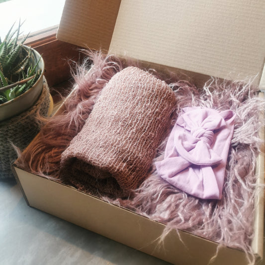 Klijnkie Newborn Prop Set - MAUVE