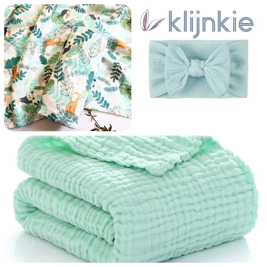 Klijnkie Muslin Set - PANDA