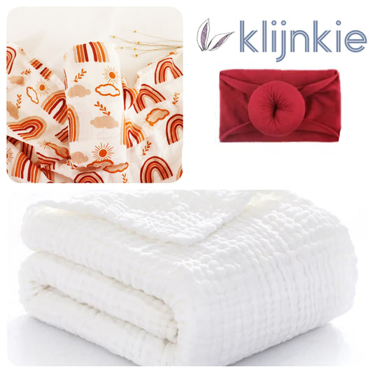 Klijnkie Muslin Set - RAINBOWS
